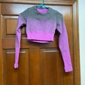 Koral long sleeve crop top small